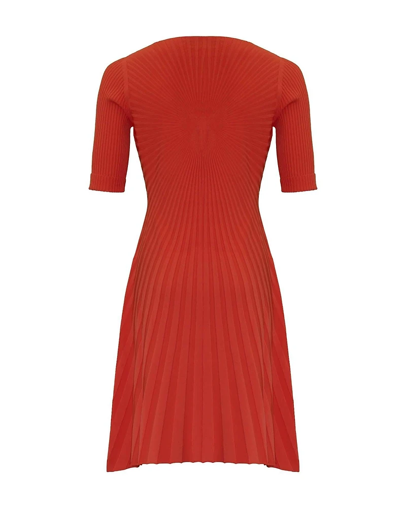 Starburst Fit & Flair Dress