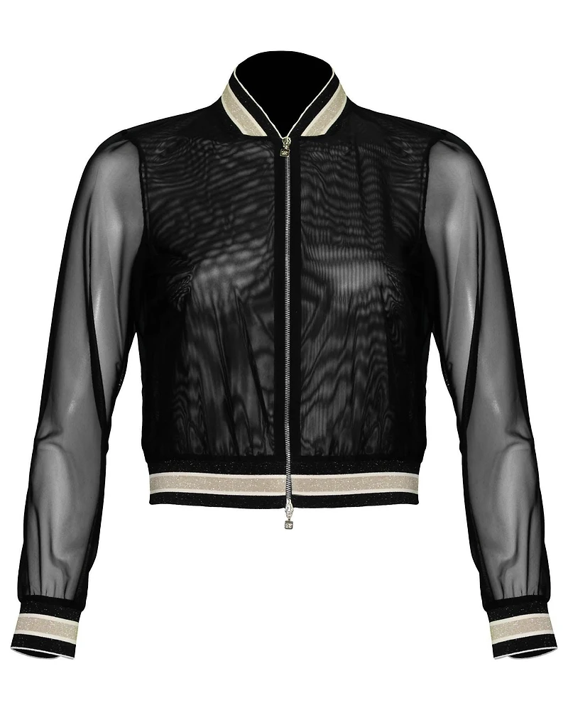 Tulle Bomber Jacket