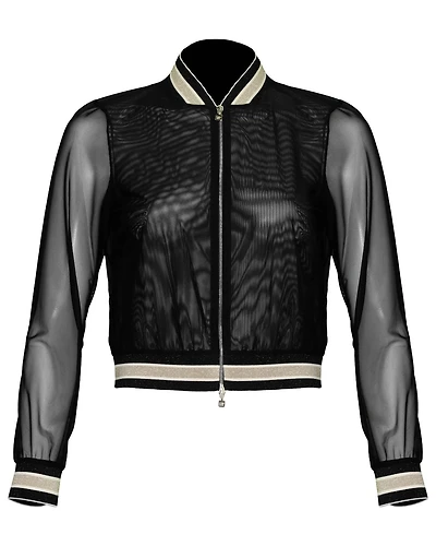 Tulle Bomber Jacket