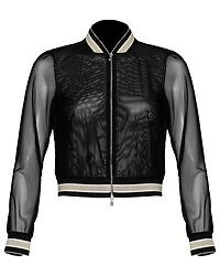 Tulle Bomber Jacket