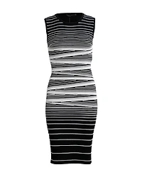 Varigated Column Knit Dress