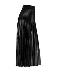 Vegan Pleated Skirt