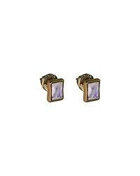 Baguette Moonstone Earrings