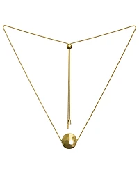 Manhattan Large Pendant Necklace Gold