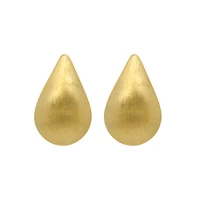 Signature Teardrop Studs Gold
