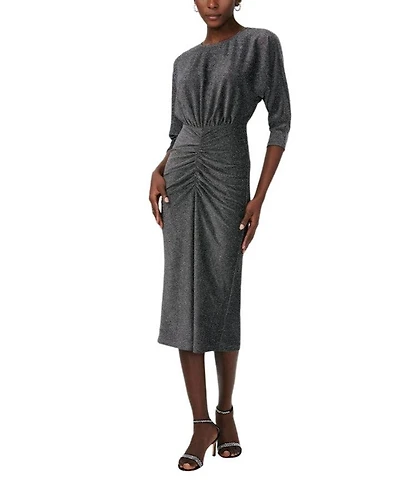 Diane Von Furstenberg Chrisey Metallic Dress