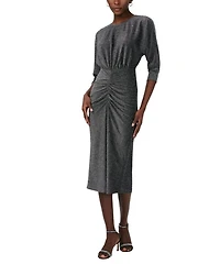 Diane Von Furstenberg Chrisey Metallic Dress