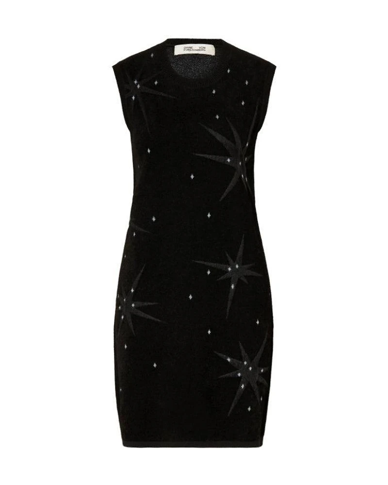 DVF Claudina Knit Jacquard Dress