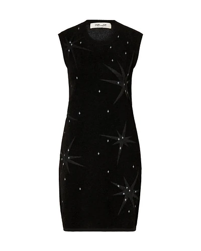 DVF Claudina Knit Jacquard Dress