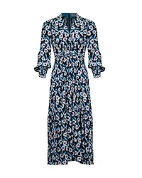 DVF Gil Floral Print Dress