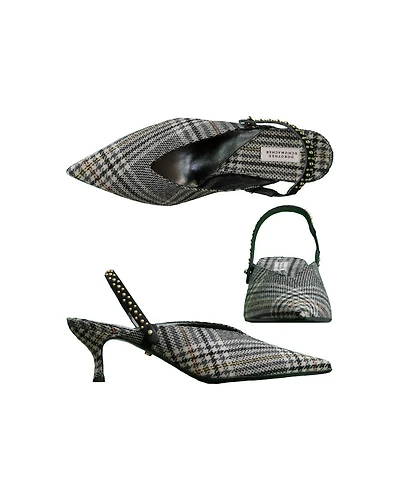 Check It Out Kitten Heel Pump