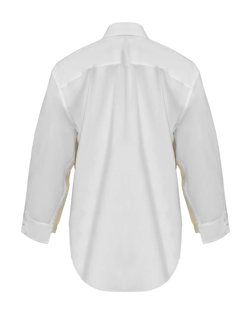 Dorothee Schumacher Cool Contrasts Poplin Shirt Blouse