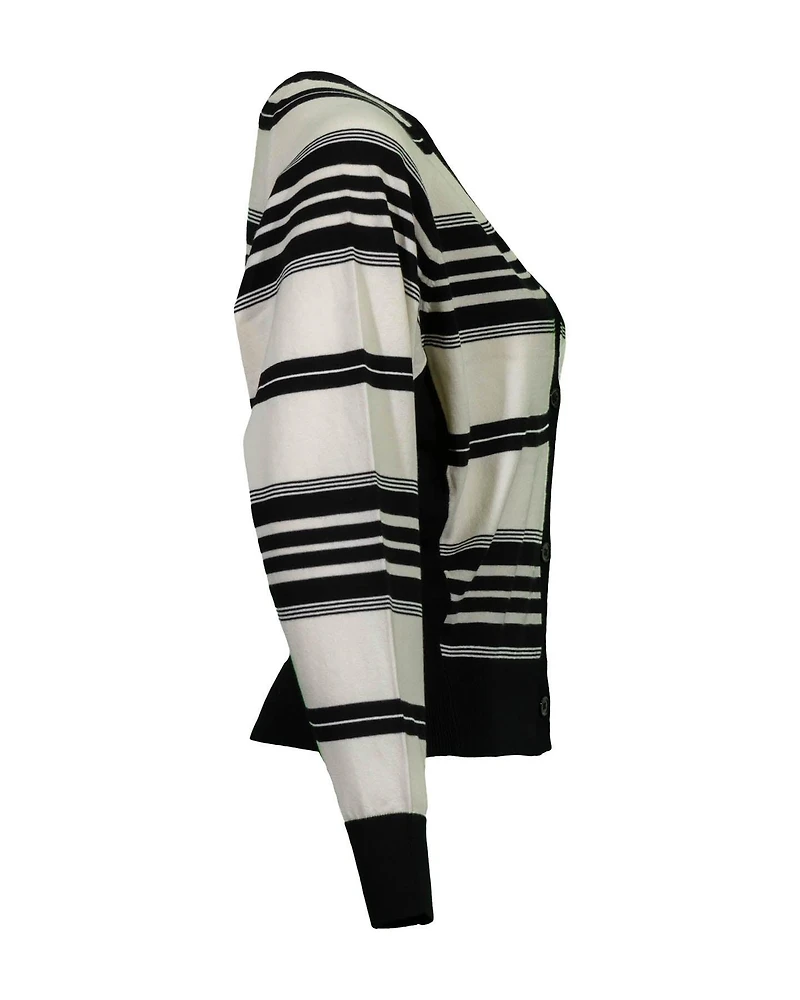 Dorothee Schumacher Cool Touch Stripe Cardigan