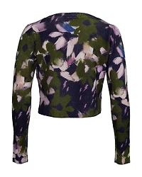 Dorothee Schumacher Floral Softness Cropped Cardigan