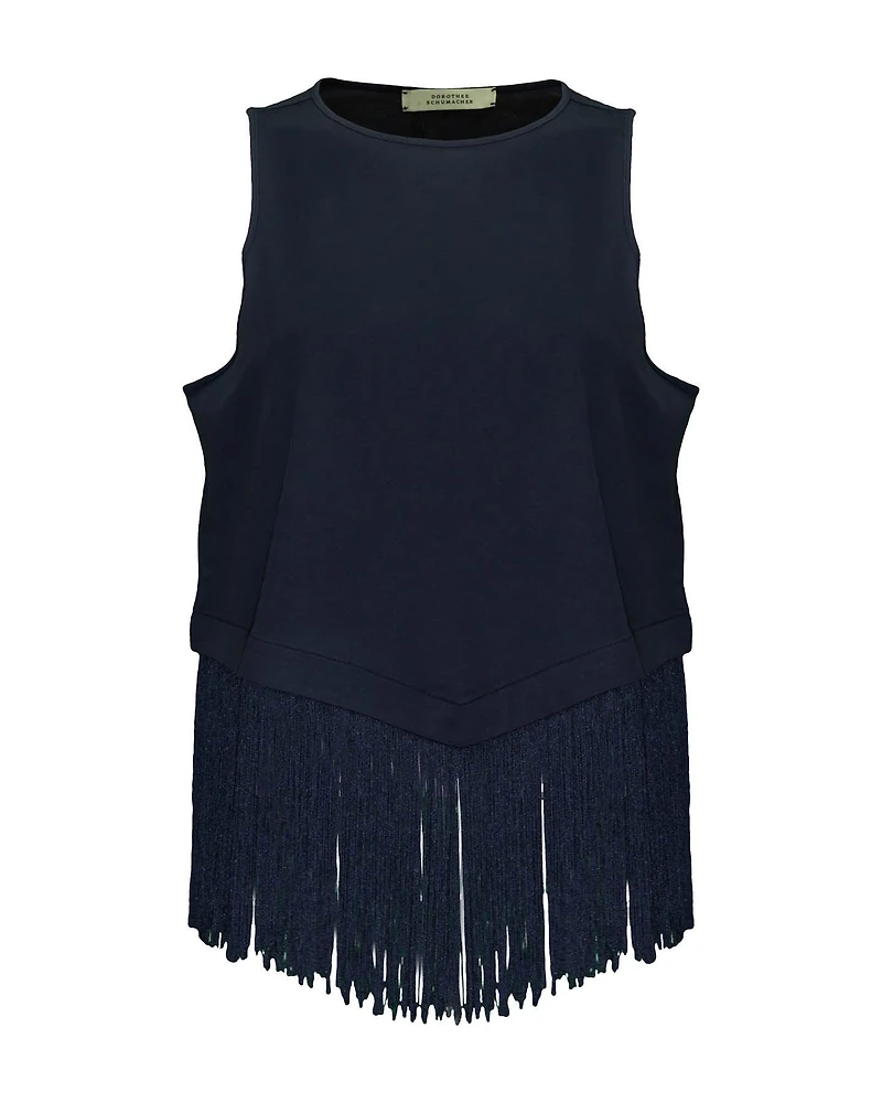 Dorothee Schumacher Fringy Moment Tank Top