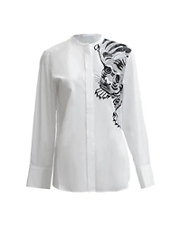 Patched Wild Tiger Top