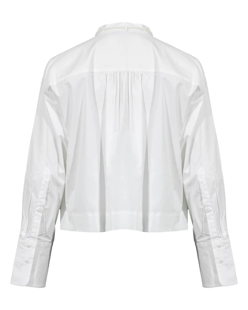 Dorothee Schumacher Poplin Power Cropped Blouse