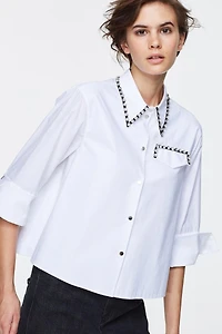 Dorothee Schumacher Poplin Power Crystal Blouse