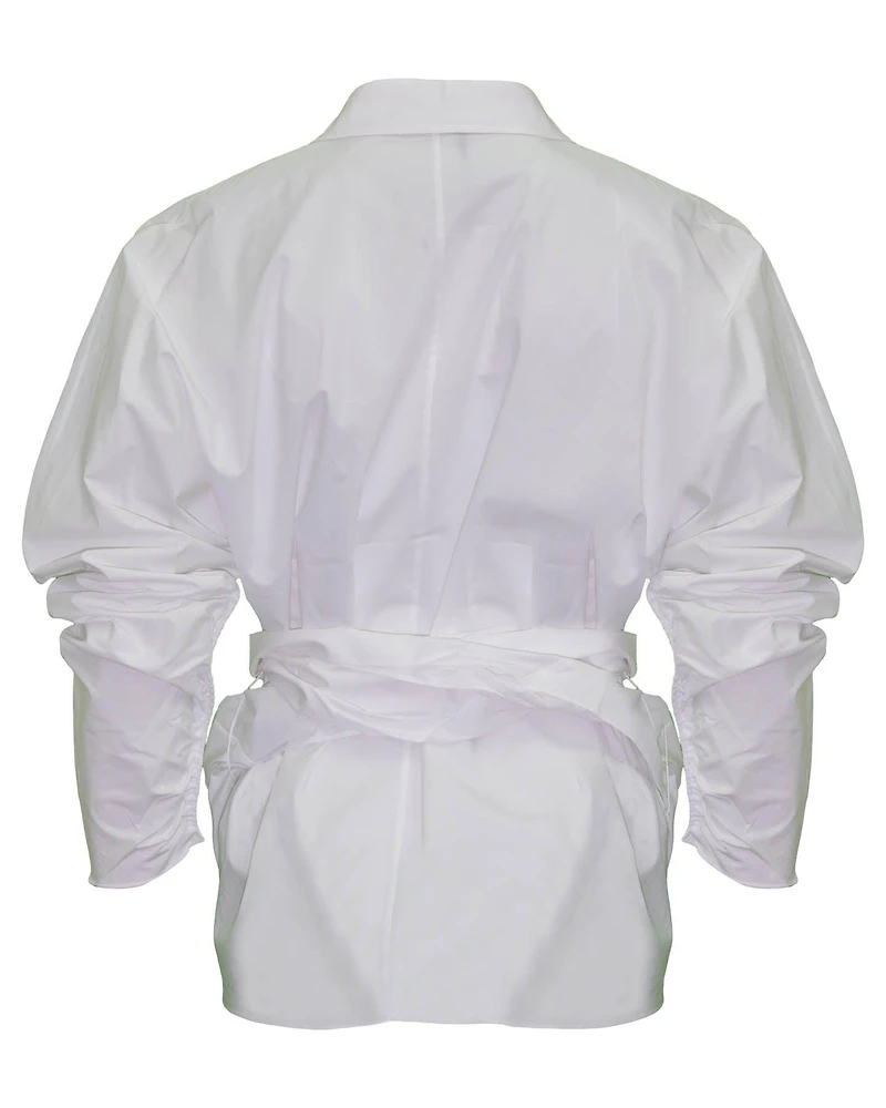 Dorothee Schumacher Poplin Power Wrap Blouse