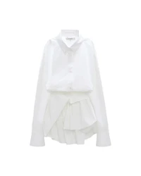 Dorothee Schumacher Poplin Power Wrap Detail Blouse
