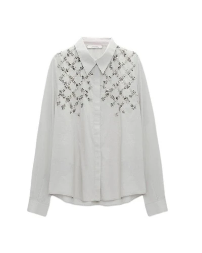 Dorothee Schumacher Sparkling Poplin Blouse