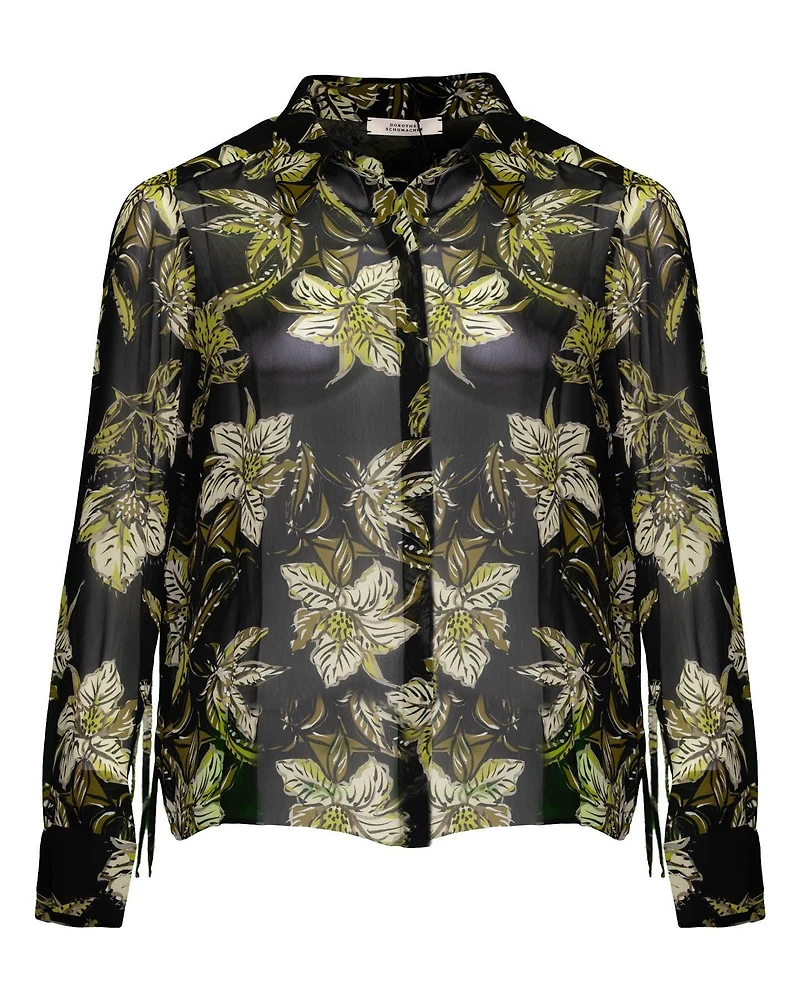 Dorothee Schumacher Translucent Florals Blouse
