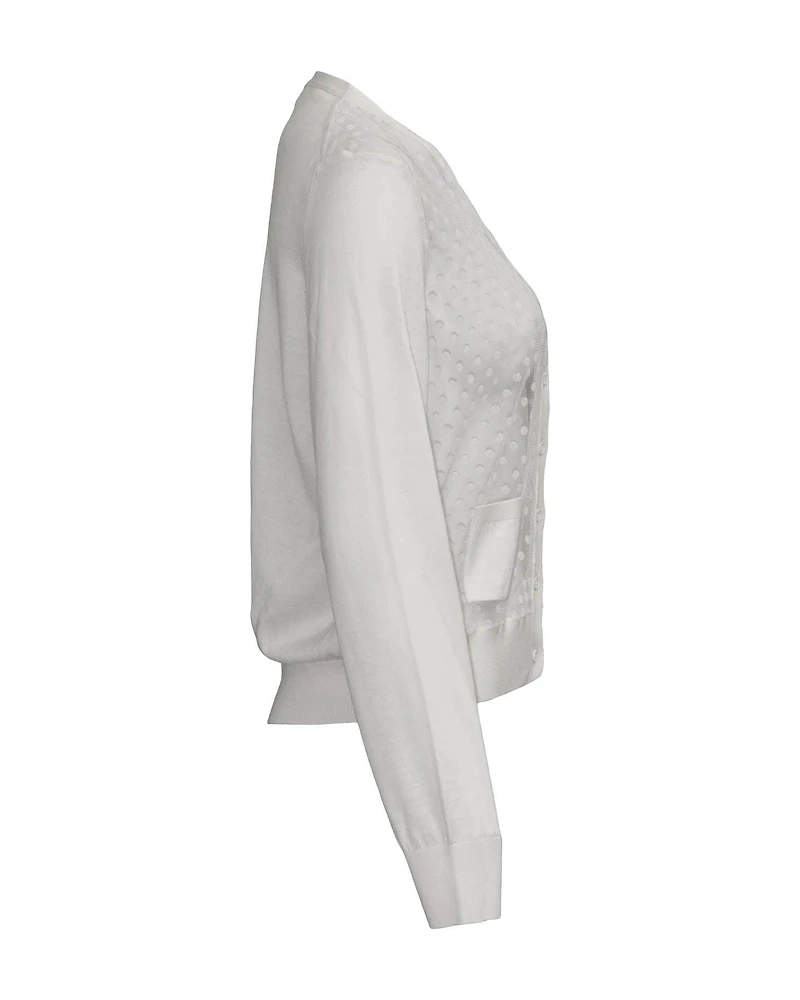 Dorothee Schumacher Transparent Mix Dot Cardigan