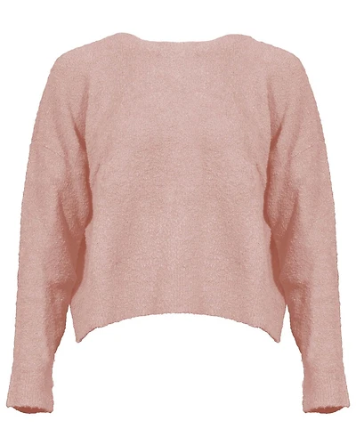 Boucle Crew Neck Box Top
