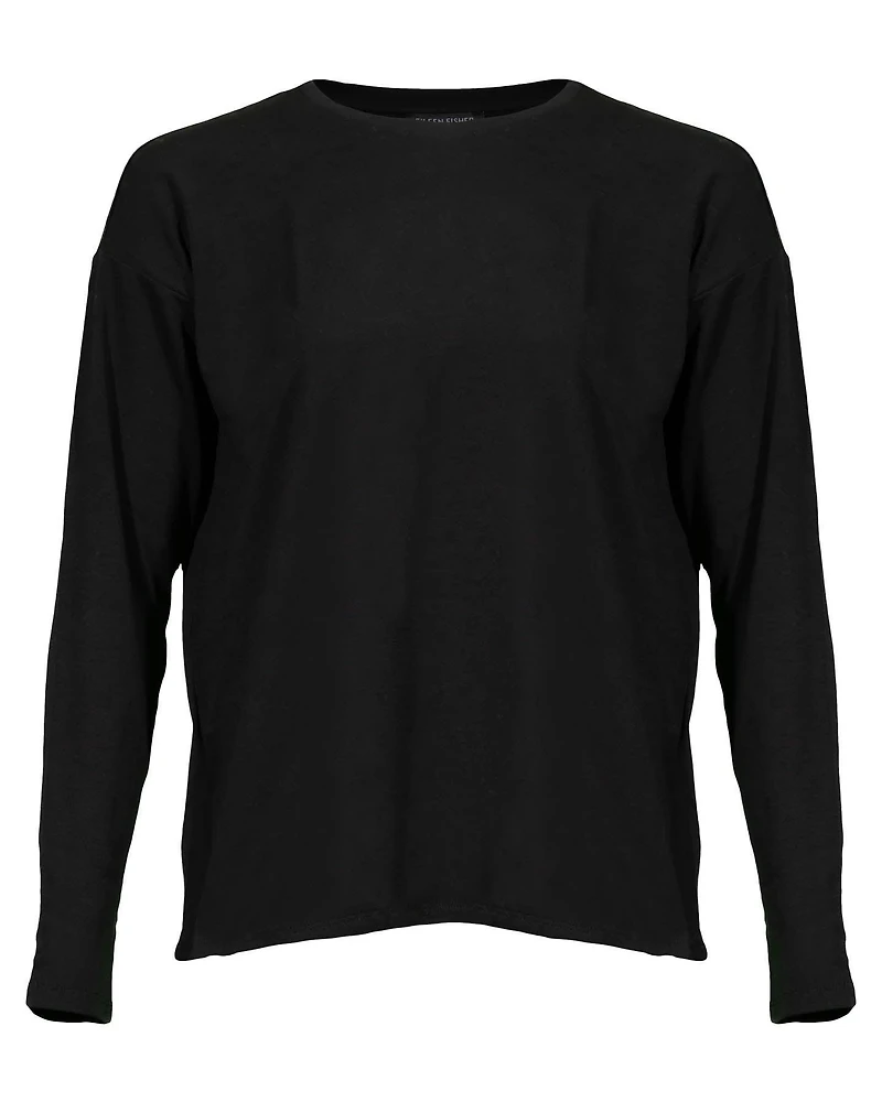 Eileen Fisher Boxy Side Zip Top