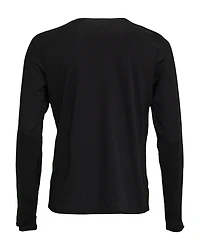 Classic Crew Neck Top Black