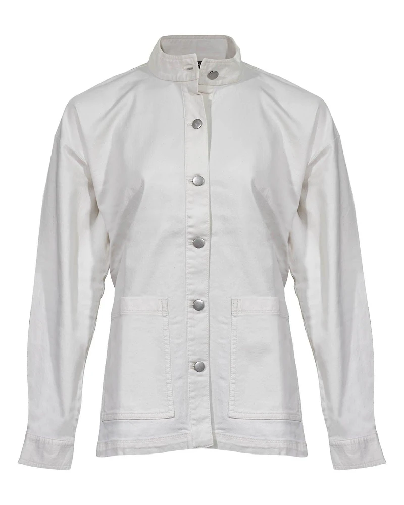 Eileen Fisher Cotton Denim Jacket