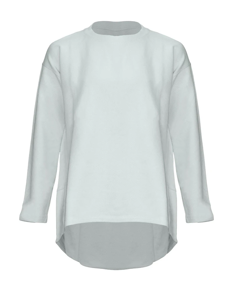 Cotton Knit Twill Top