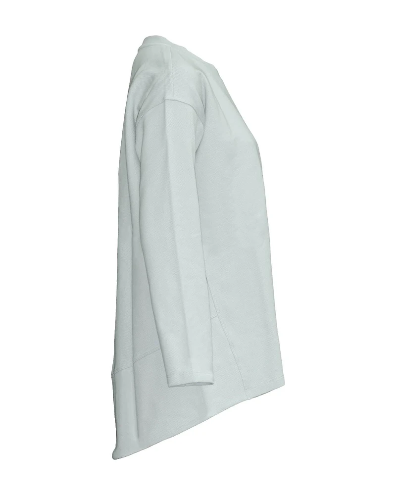 Cotton Knit Twill Top