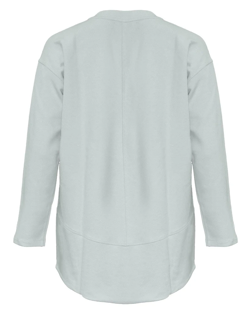 Cotton Knit Twill Top