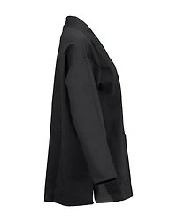Eileen Fisher Cotton Ponte High Collar Jacket