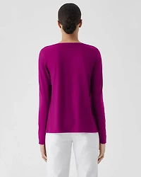 Eileen Fisher Cowl Neck Jersey Top