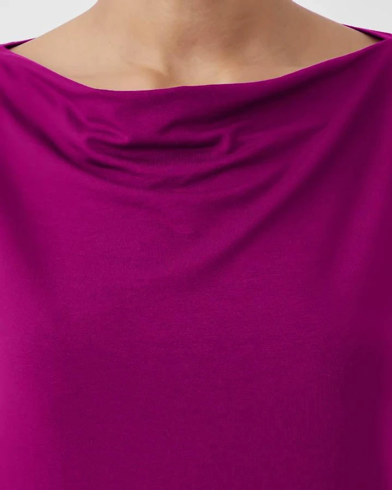 Eileen Fisher Cowl Neck Jersey Top