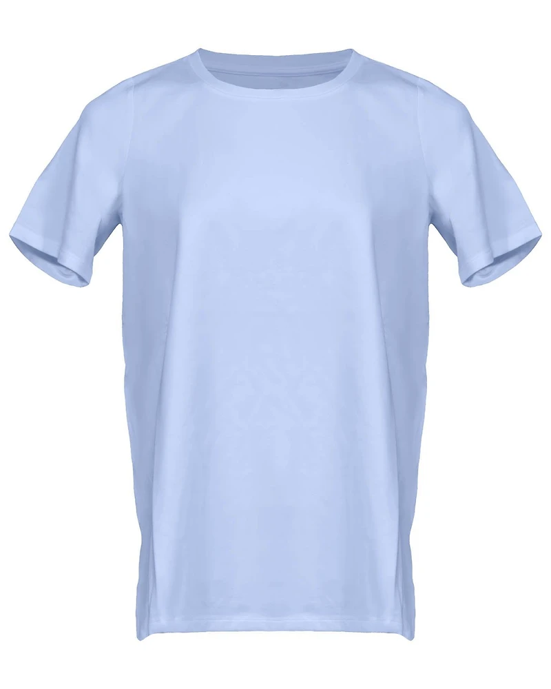 Eileen Fisher Crew Neck T-Shirt Skylight