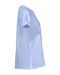 Eileen Fisher Crew Neck T-Shirt Skylight