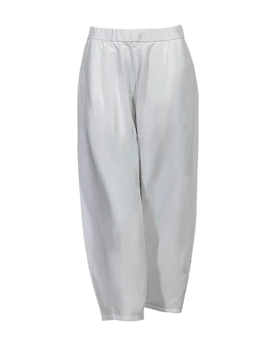 Eileen Fisher Cropped Cotton Jersey Lantern Pants