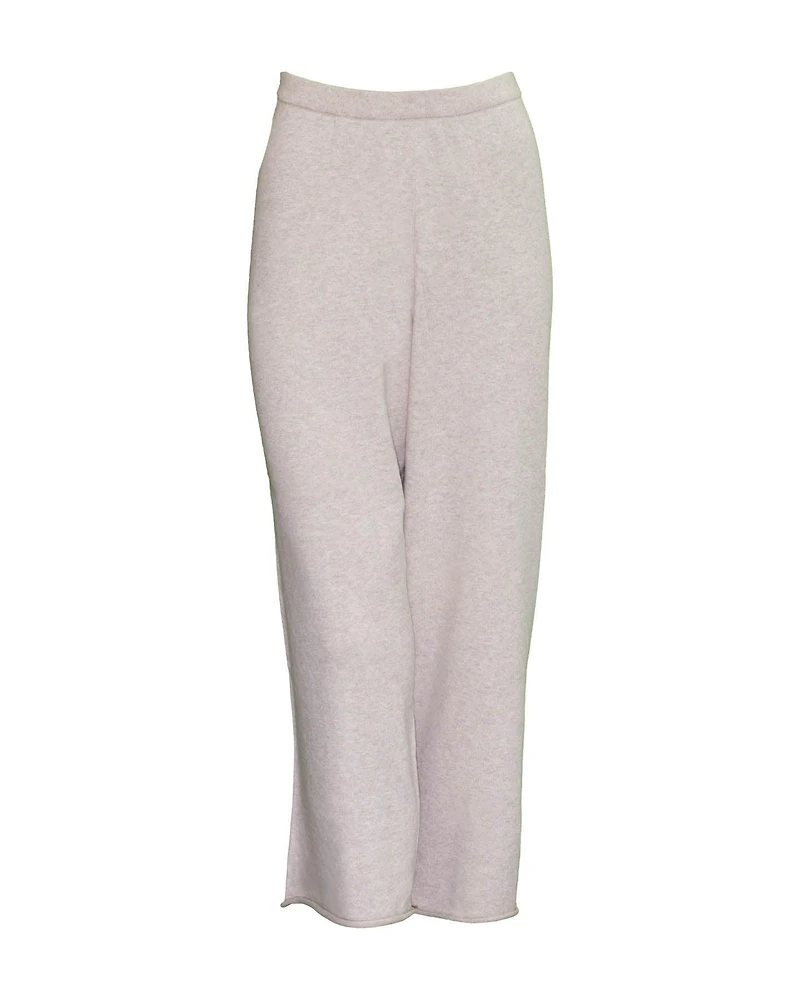 Cropped Cotton Knit Pant