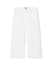 Eileen Fisher Cropped Organic Cotton Denim Wide Leg Jean