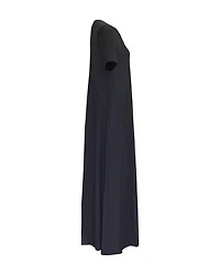 Fine Jersey Crew Neck Maxi Dress