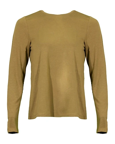 Fine Jersey Crew Neck Top Butternut