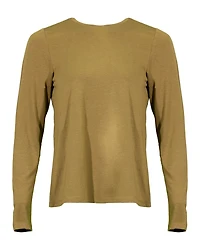 Fine Jersey Crew Neck Top Butternut