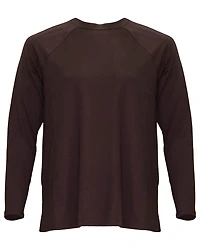 Fine Jersey Crew Neck Top Cassis