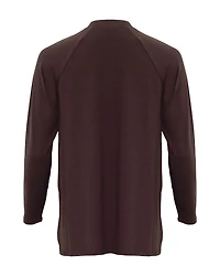 Fine Jersey Crew Neck Top Cassis