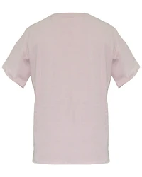Fine Stripe T-Shirt Powder