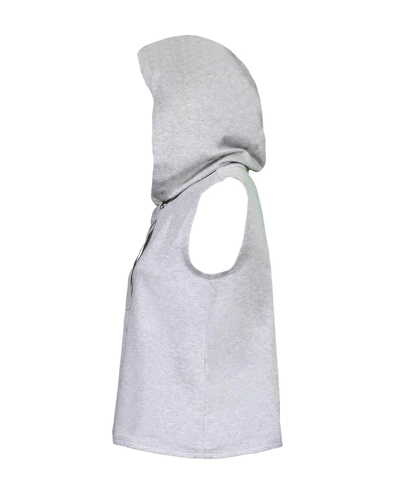 Eileen Fisher Fleece Sleeveless Hoodie