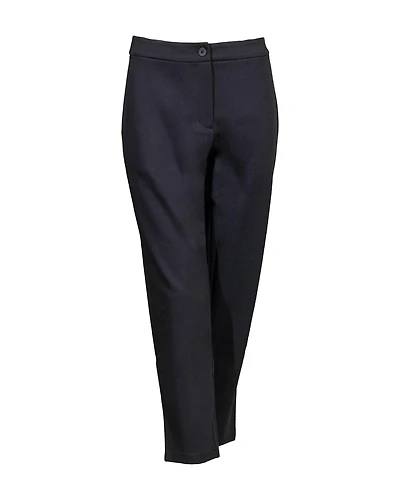 Eileen Fisher Flex Ponte Slouchy Ankle Pant Black